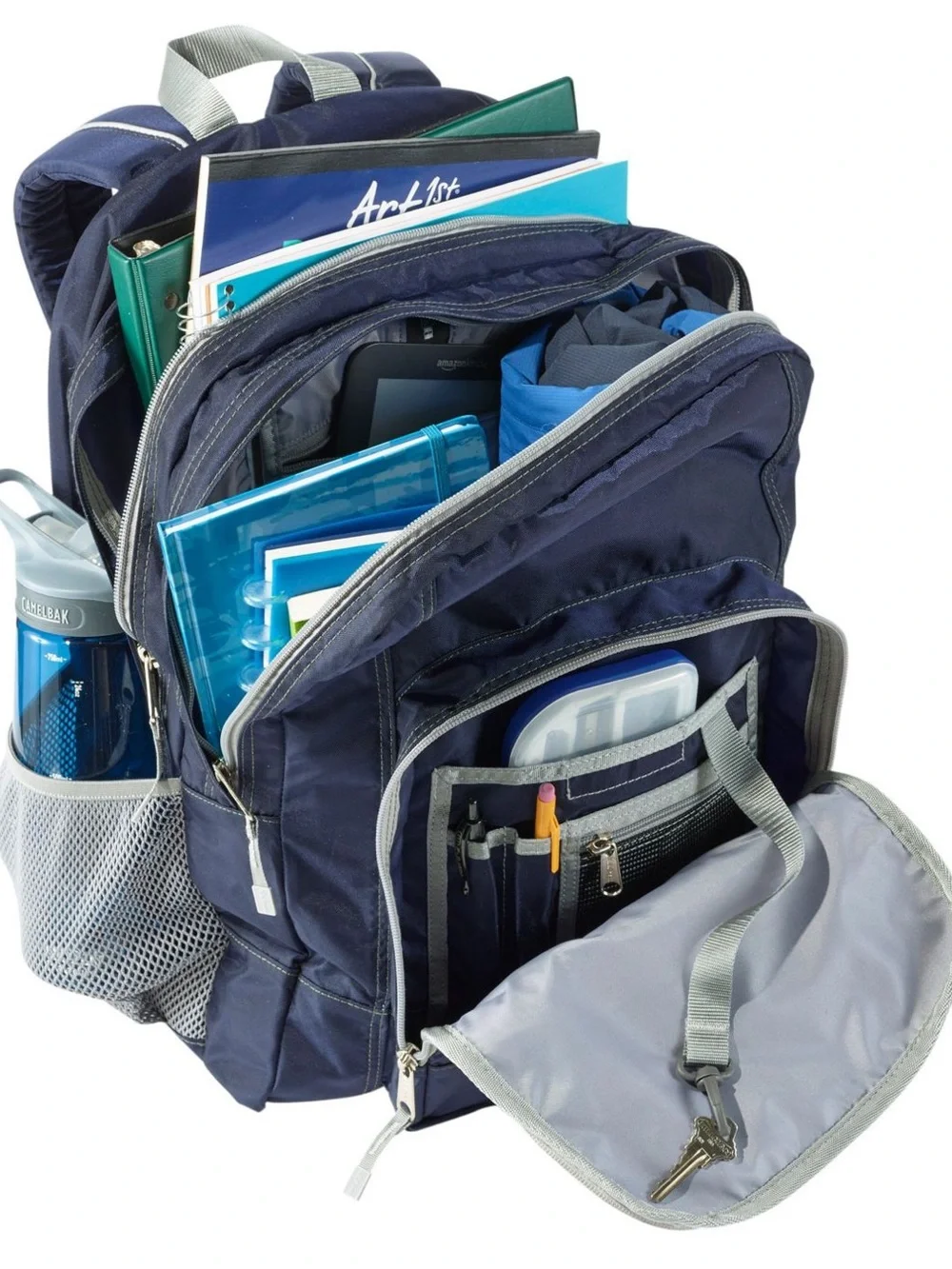 L.L.Bean Deluxe Book Backpack, 37L - Moonlight Blue